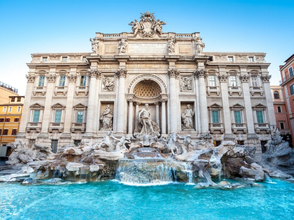 Eat an ice cream in front of the Trevi Fountain